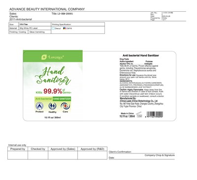 300ml (300ml Hand Sanitizer Label 00)